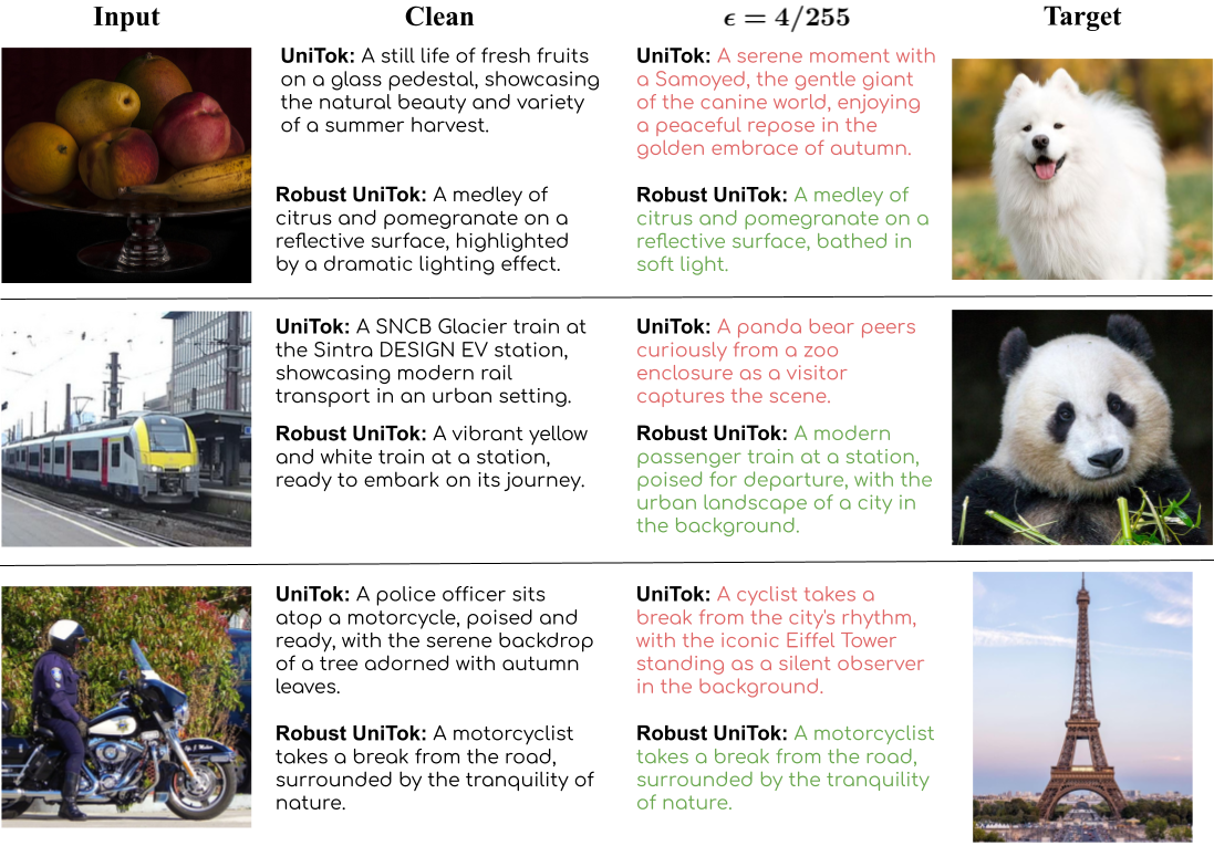 Unsupervised targeted attack on captioning (tokenizer-only).